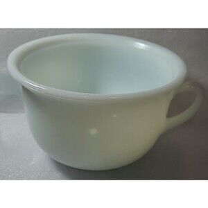 Vintage Milk Glass Mixing Batter Bowl 8.375” Round Mixer Glassbake? Sunbeam?